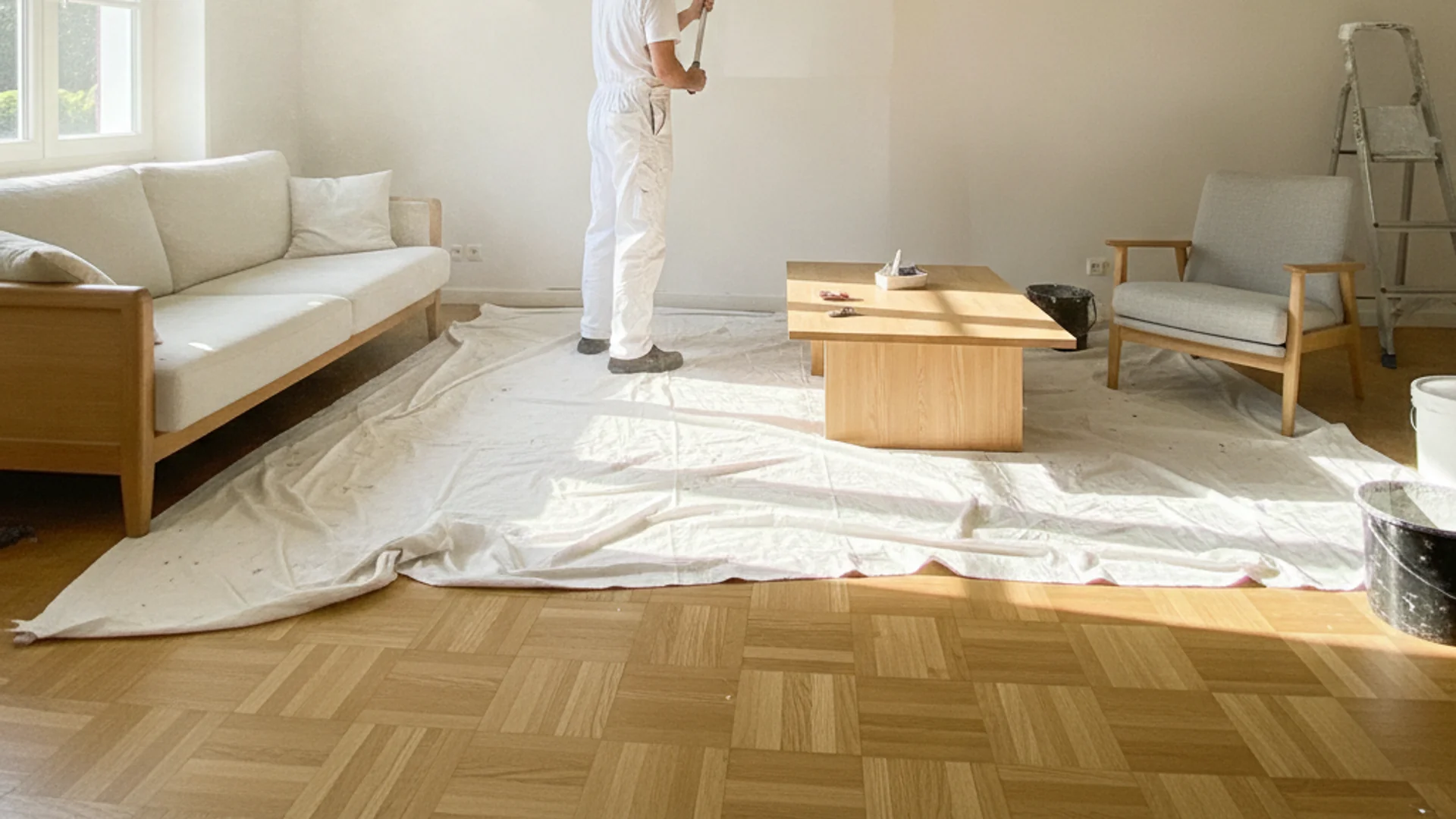 Peintre professionnel à Nyon — chantier intérieur